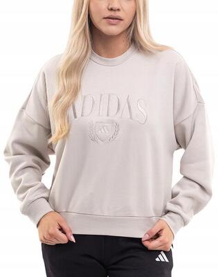 Adidas hoodie dames katoenmix beige