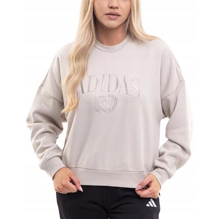 Bluza Damska adidas Dresowa Sportowa Logo bez Kaptura Bawełniana roz. L