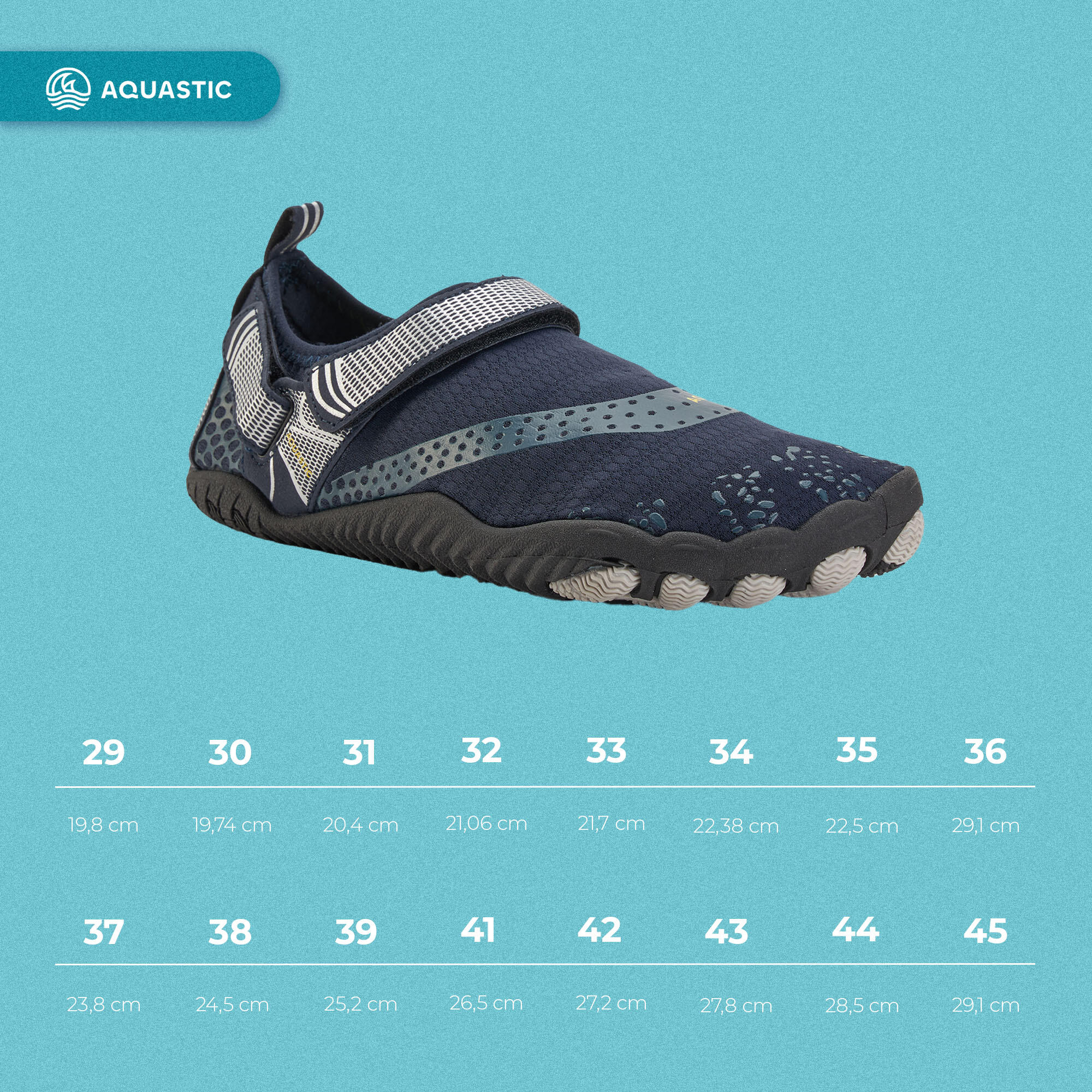 Chaussures d'eau pour enfants AQUASTIC Aqua 2/7