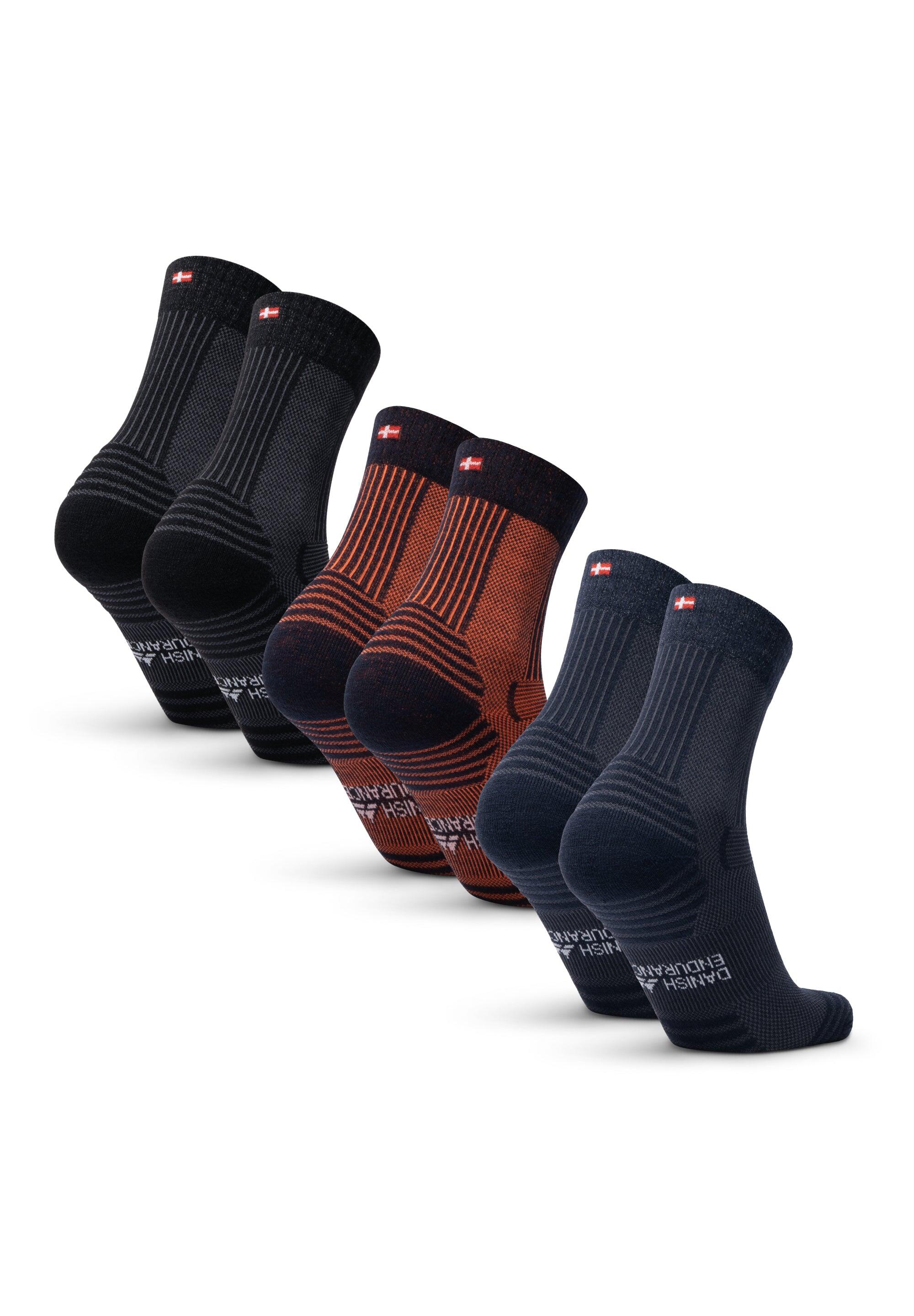 Wandersocken 3er Pack Leicht Merinowolle Atmungsaktiv Warm 2/5