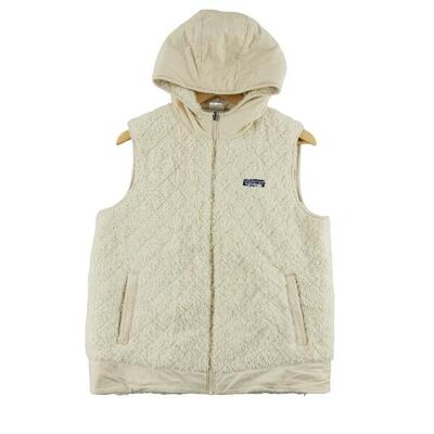 Seconda Mano - Giacca in pile beige reversibile per donna - Stato buono