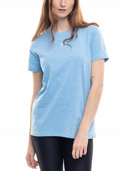 UNDER ARMOUR t-shirt femme coton bleu marine