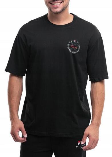 T-shirt Fila homme coton noir
