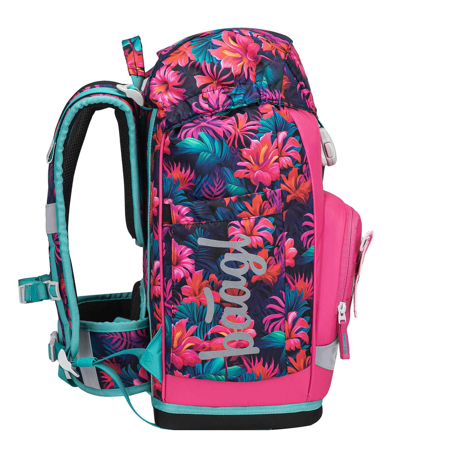 Airy Plus Flamingos Schulrucksack-Set 5tlg. inkl. Mäppchen & Zubehör 3/7