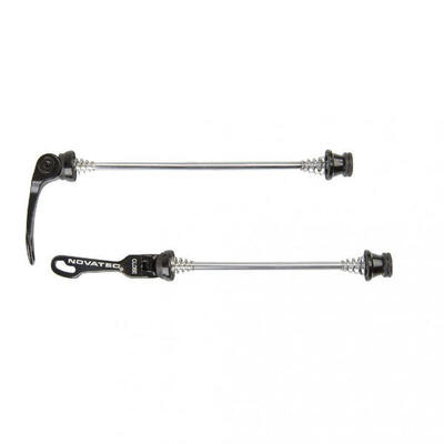 Novatec, snelspanner-set, voorwiel (112 mm) + achterwiel (148,5 mm), alu, ...