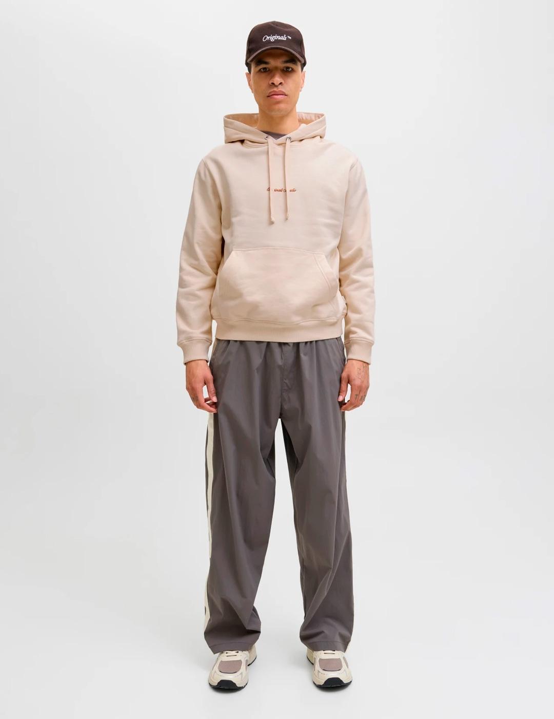 Maglione e felpa per uomo Jack & Jones beige. 3/6