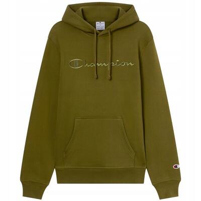 Champion heren hoodie katoen-polyester olijfgroen - regular fit