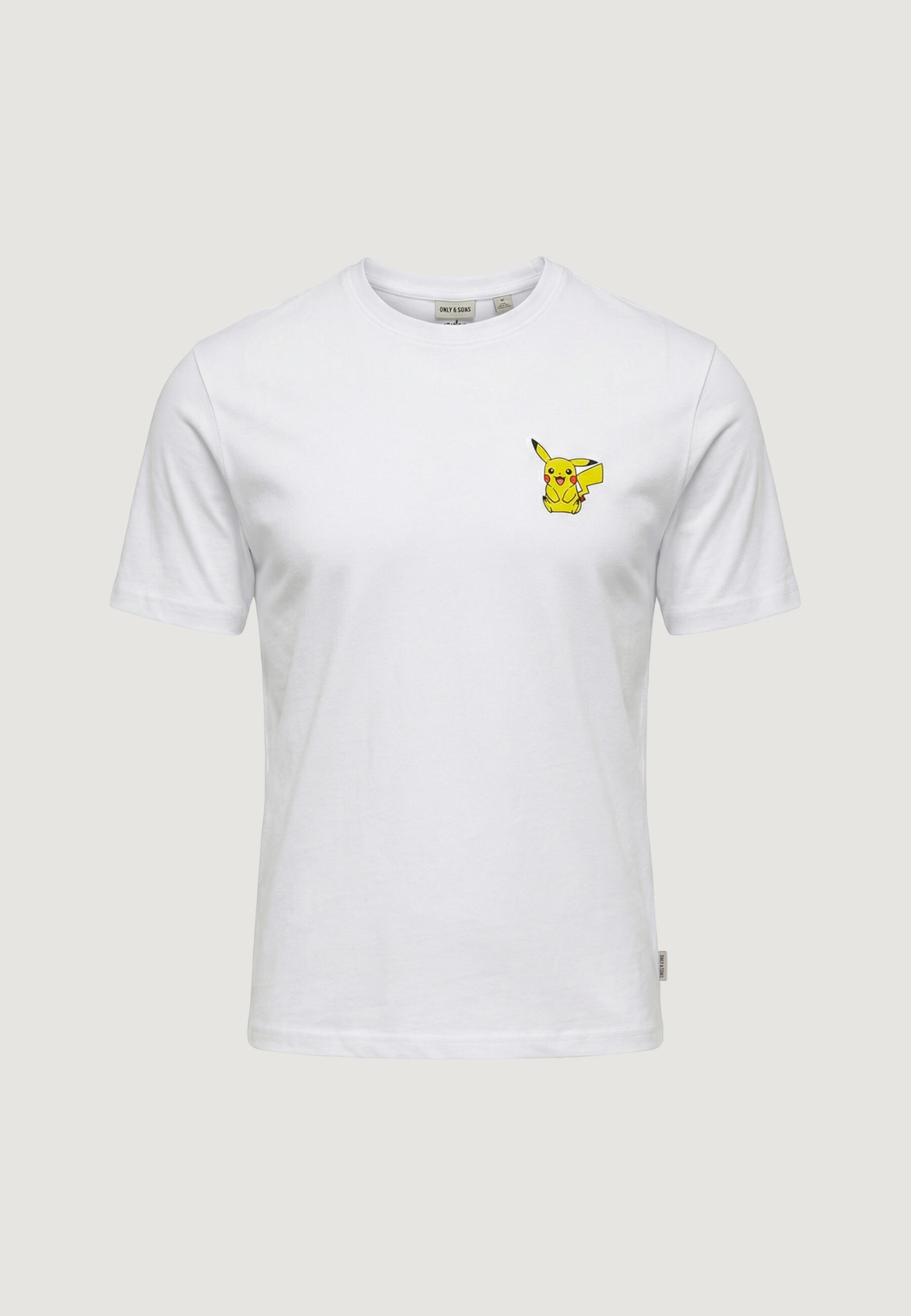 T-shirt maniche corte Uomo Onspokemon Life Rlx Ss Emb Lic Tee Bianco 5/5