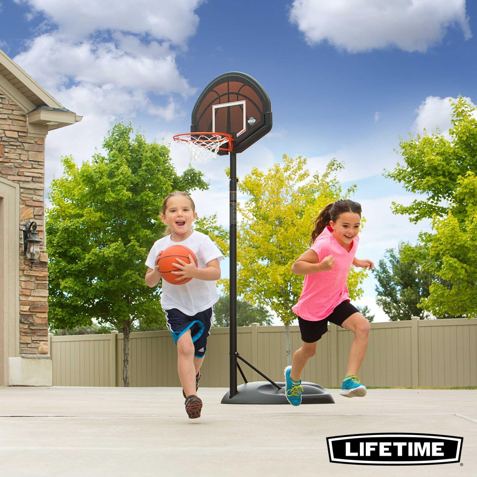 Kinder Basketballkorb höhenverstellbar mobil wetterfest LIFETIME 165–225 cm 6/7