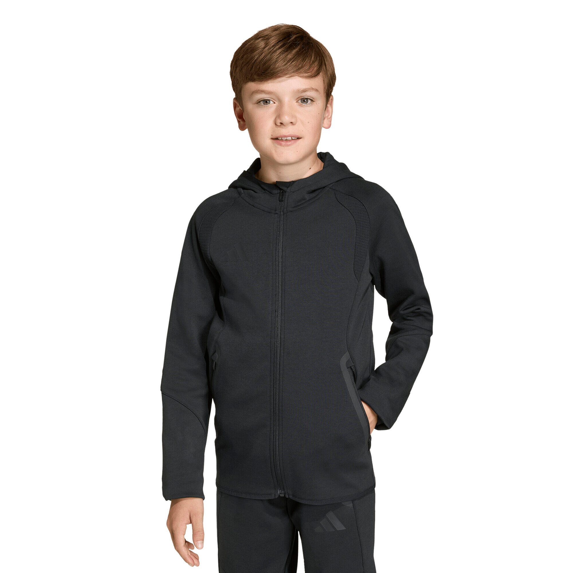 adidas Kinder Kapuzenjacke Tiro Travel Sweat Hoodie Y 7/11