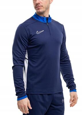 Nike dri‑fit academy 25 top 1/4 zip heren - dark blue