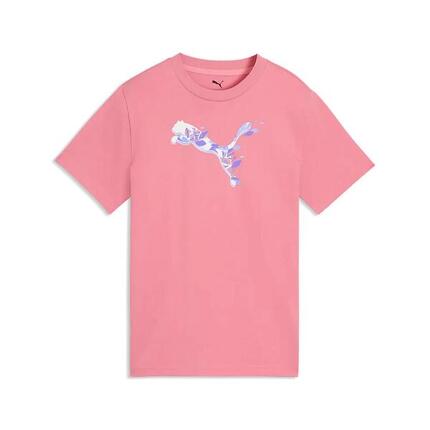 T-Shirt Puma Graphic Floral Cat Tee G Enfant