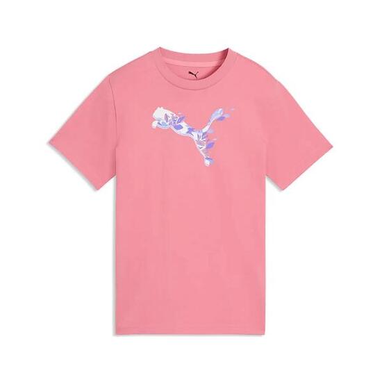 T-Shirt Puma Graphic Floral Cat Tee G Enfant