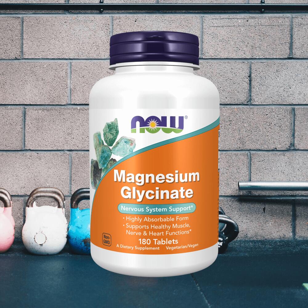 Now Foods Magnesium Glycinate (180 tabs) Unflavoured 2/3