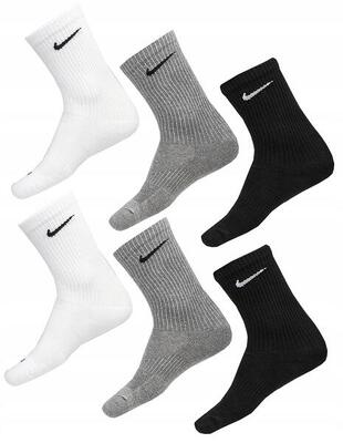 Nike everyday plus cush unisex sokken, 6 paar