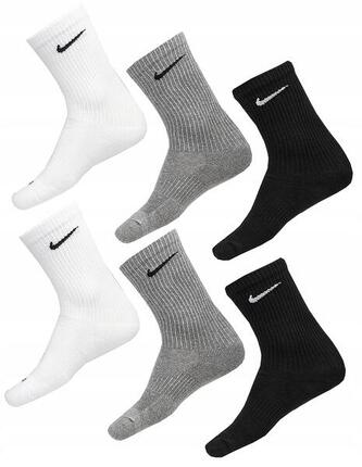 Nike Everyday Plus Cush unisex sokken, 6 paar