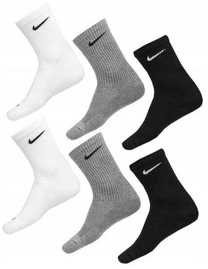 Nike Everyday Plus Cush unisex sokken, 6 paar