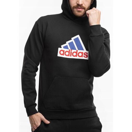 adidas bluza męska sportowa z kapturem hoodie logo roz. XL