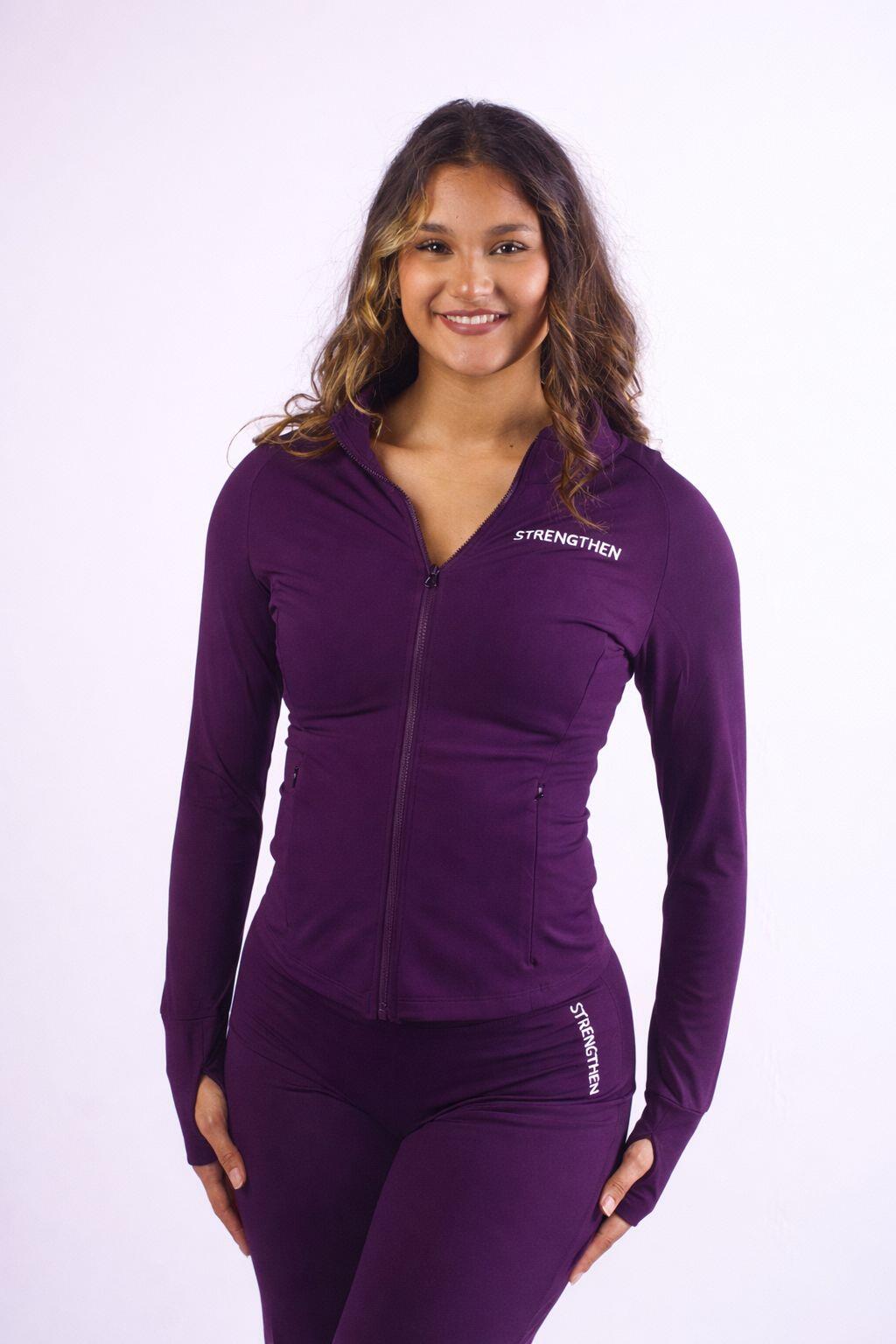Hazel jacket- Aubergine 2/7