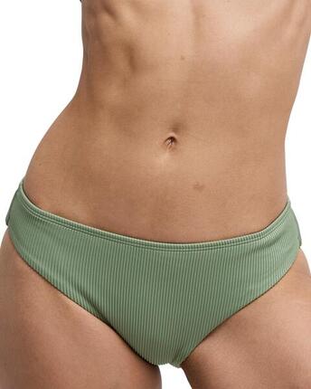Bas de bikini taille haute Noir Femme