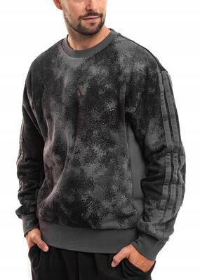 Heren sweater adidas colourblock - katoen, classic fit