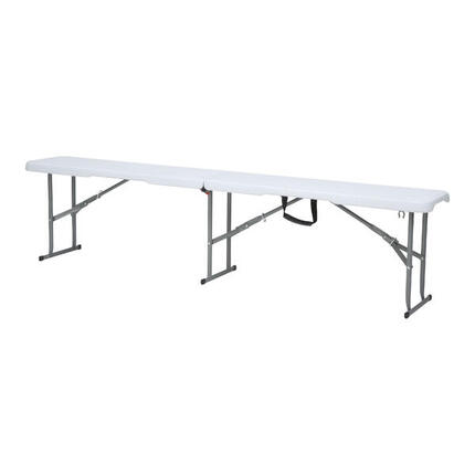 Banc de brasserie pliable AXI Elba, Blanc