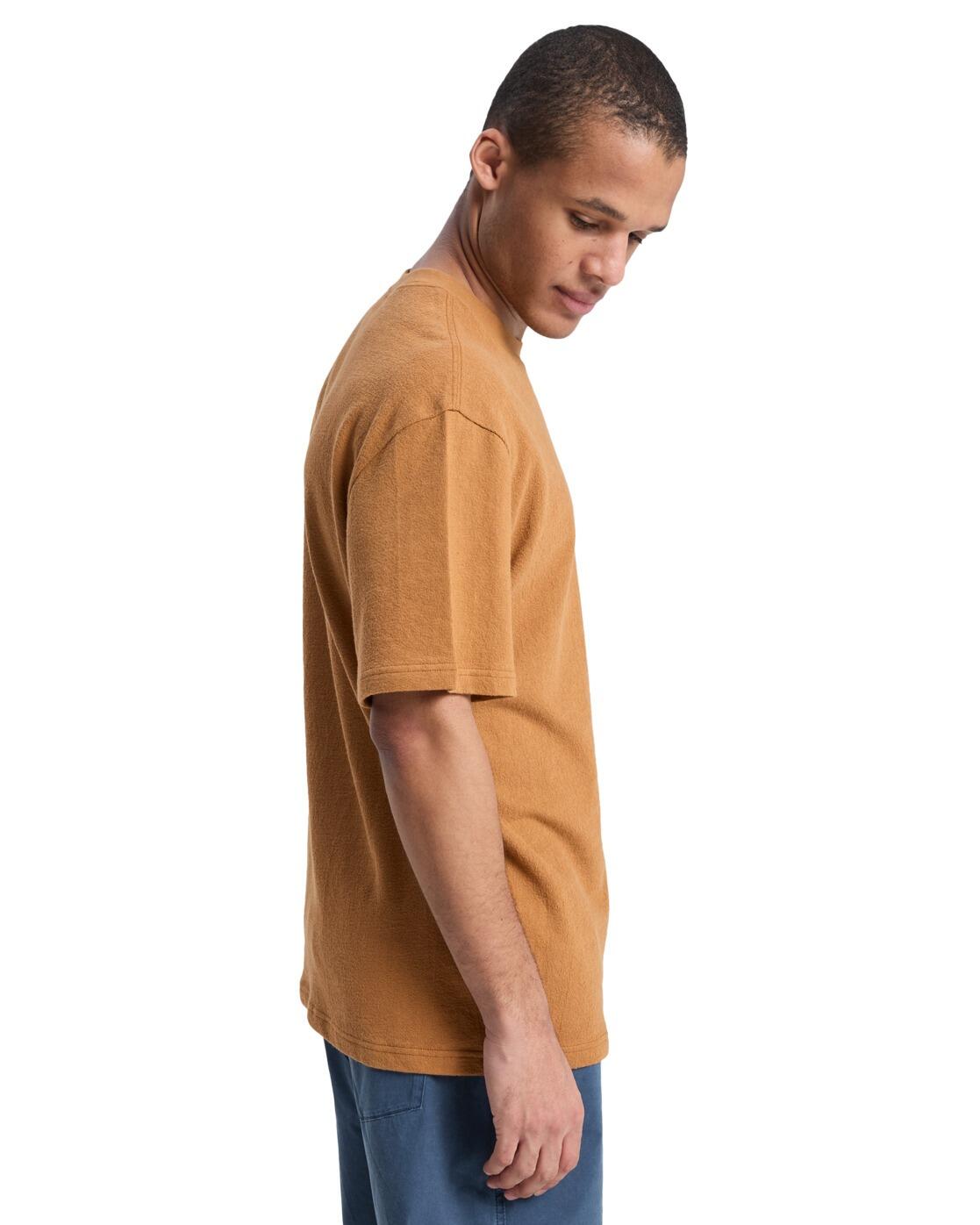 T-Shirt à manches courtes BAYI Marron Homme 3/4