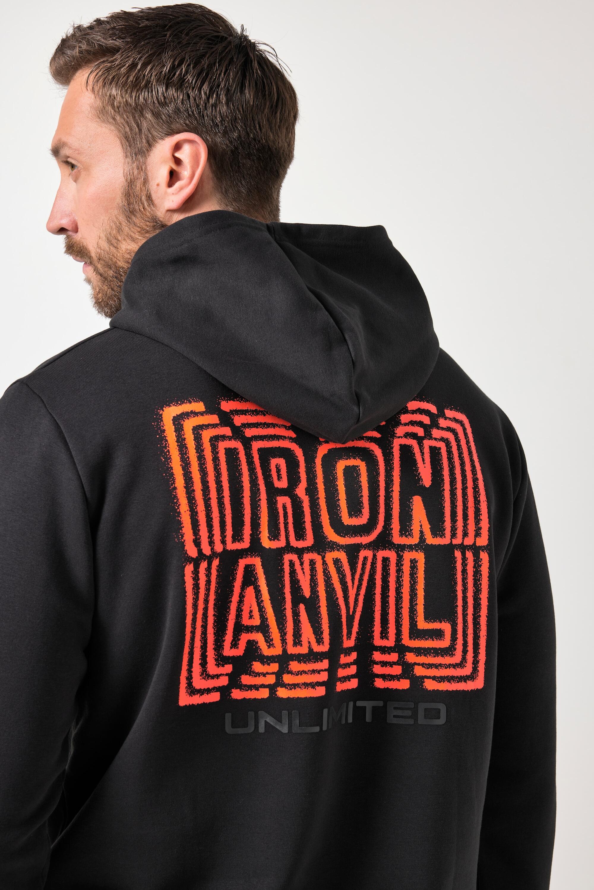 Herren Hoodie Fitness Kapuzensweater Rückenprint 2/6