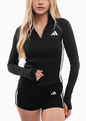 Adidas 1/4 rits sweatshirt dames zwart