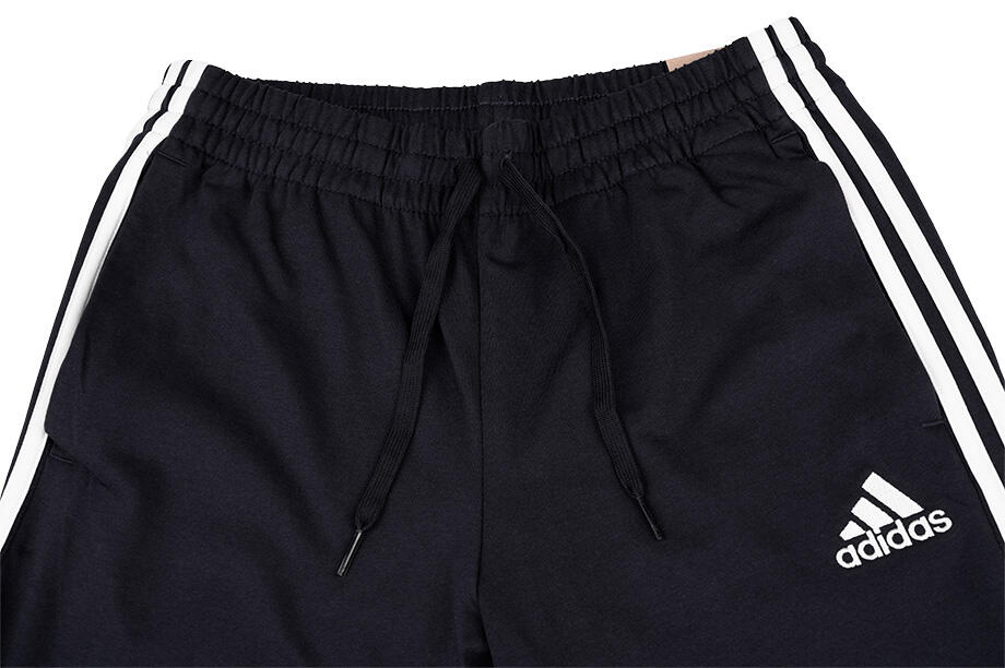 Pantalón Essentials Single Jersey Tapered Open Hem 3-Stripes Talla S Azul - GK8… 7/7