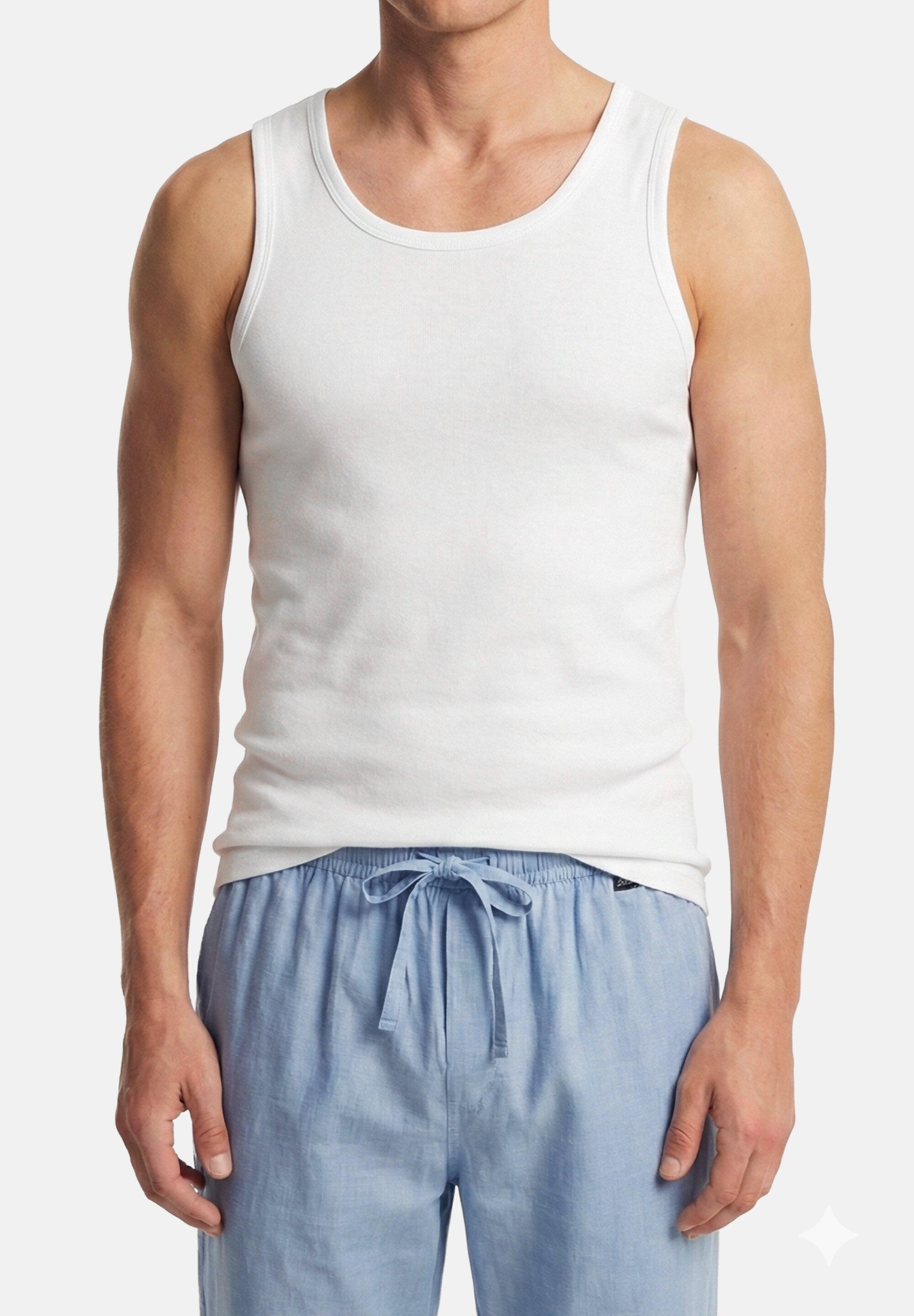 Camisetas interiores de algodón orgánico para hombre 3 pares 3/6
