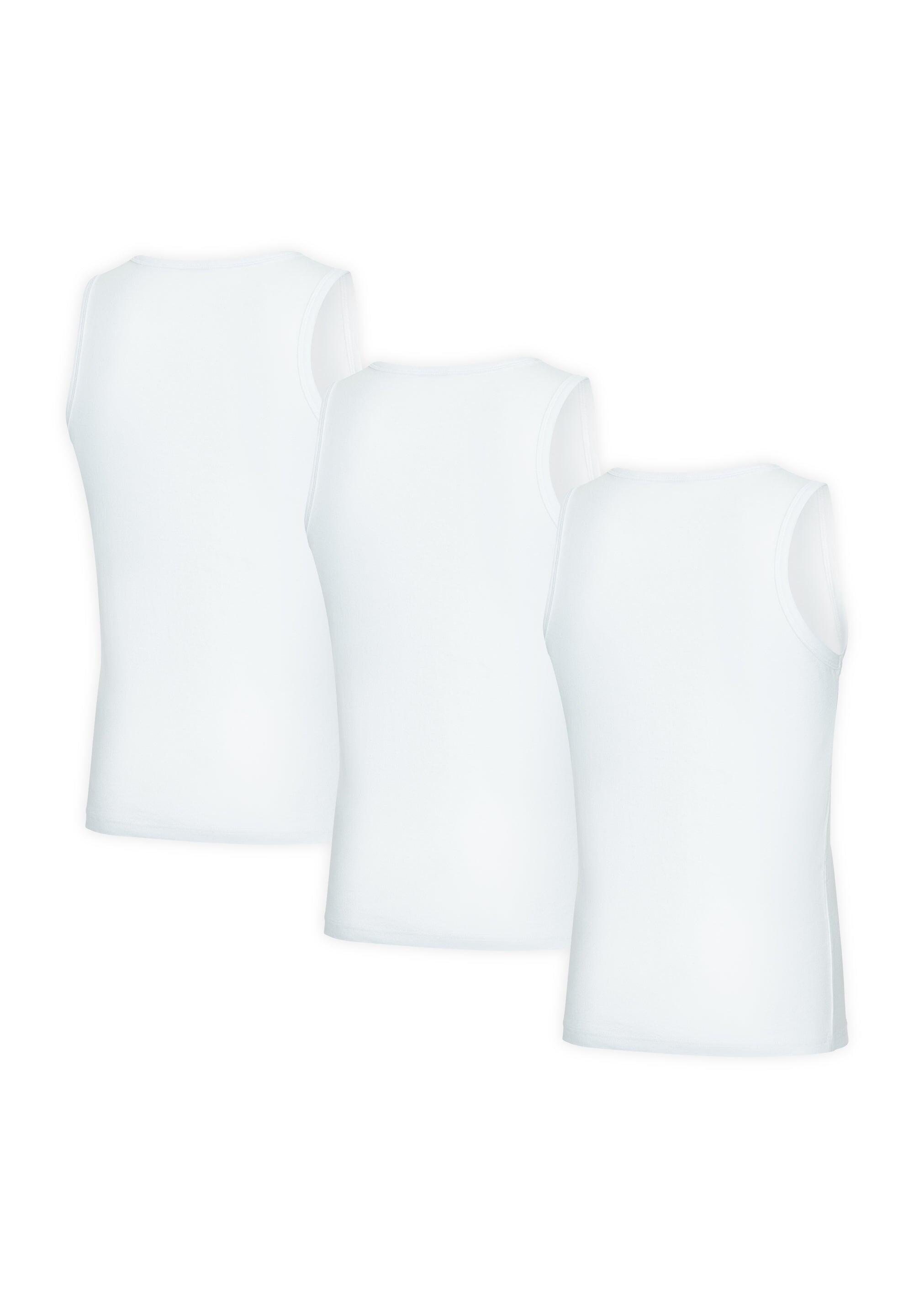 Camisetas interiores de algodón orgánico para hombre 3 pares 2/6