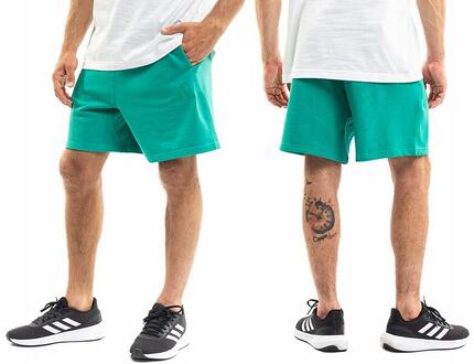 Short homme adidas en coton d'entraînement vert
