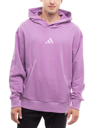 ADIDAS sweat à capuche homme coton mélangé violet