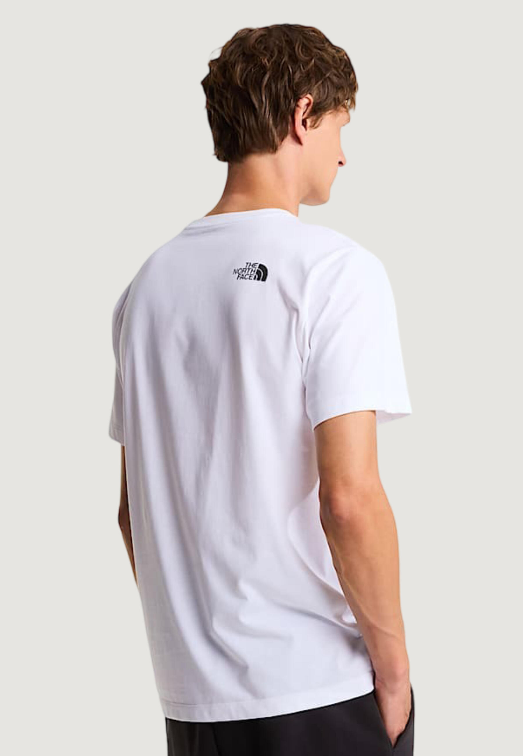 T-shirt maniche corte Uomo M EVOLUTION BOX HALF DOME REGULAR SHORT Bianco 4/5