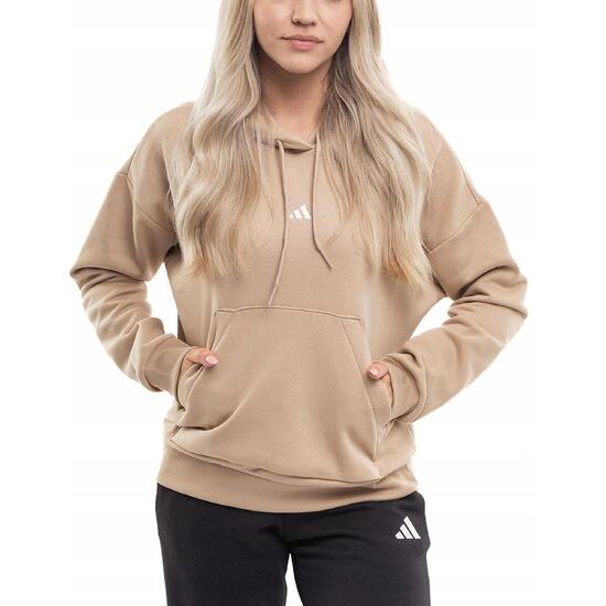 Bluza Damska adidas z Kapturem Krótka Bawełniana Sportowa Hoodie roz. XXL