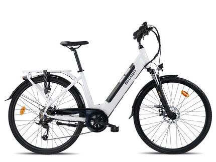 Unisex Elektro-Stadtfahrrad 12.8Ah 28-Zoll weiß Urban