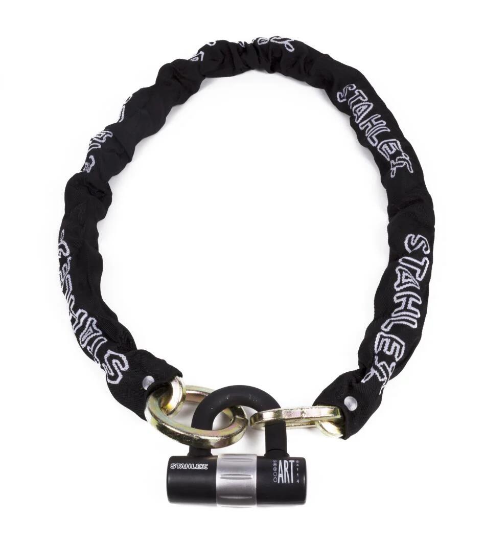 Chaîne antivol pour vélo avec cadenas 10mmx120cm 3/4