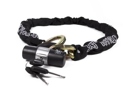 Fietsslot ketting met hangslot 10mmx120cm