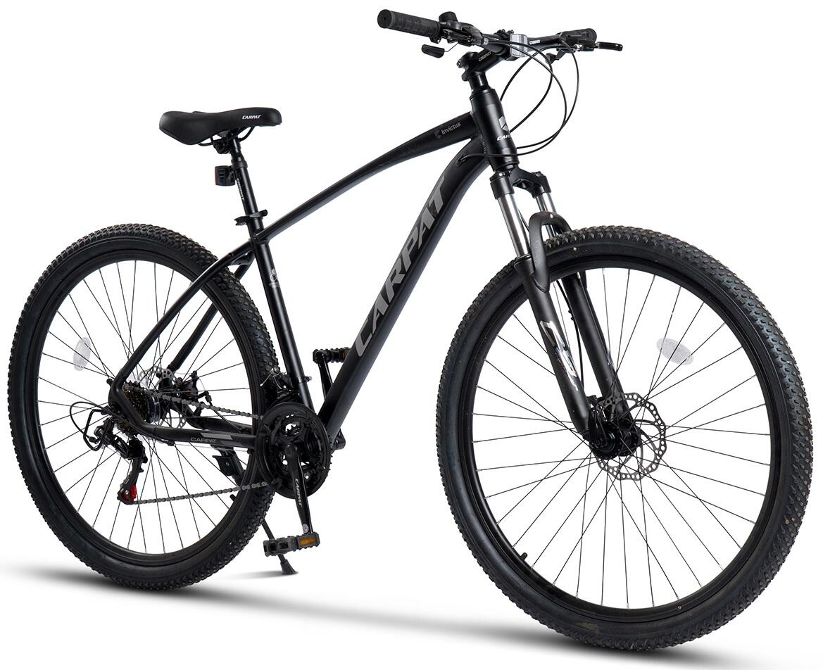 Bicicleta Carpat Invictus JSX2957, roata 29 inch, negru cu gri