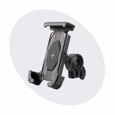 Voltano slim telefoonhouder fiets - zwart - universeel