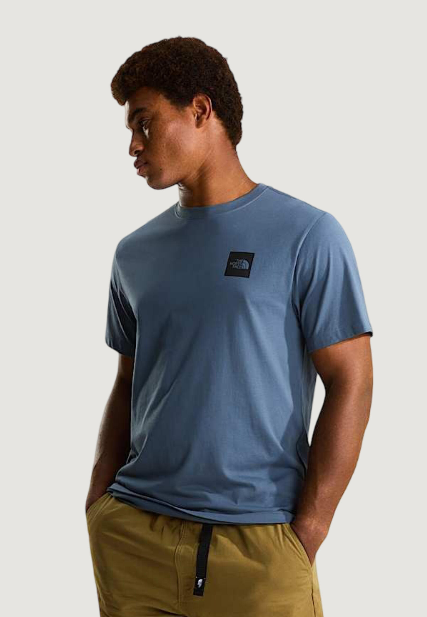 Crop top T-shirt M EVOLUTION BOX HALF DOME REGULAR SHORT HEREN Donkergrijs 3/5