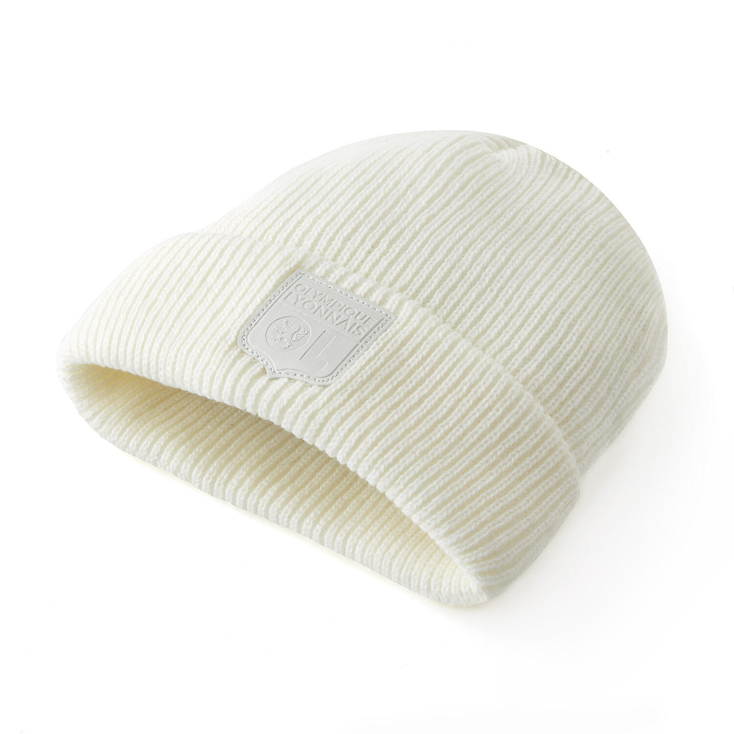 Bonnet Blanc Crème Ton sur Ton Adulte 3/5