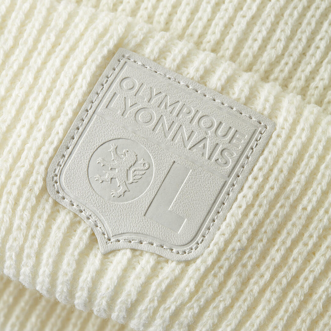 Bonnet Blanc Crème Ton sur Ton Adulte 4/5