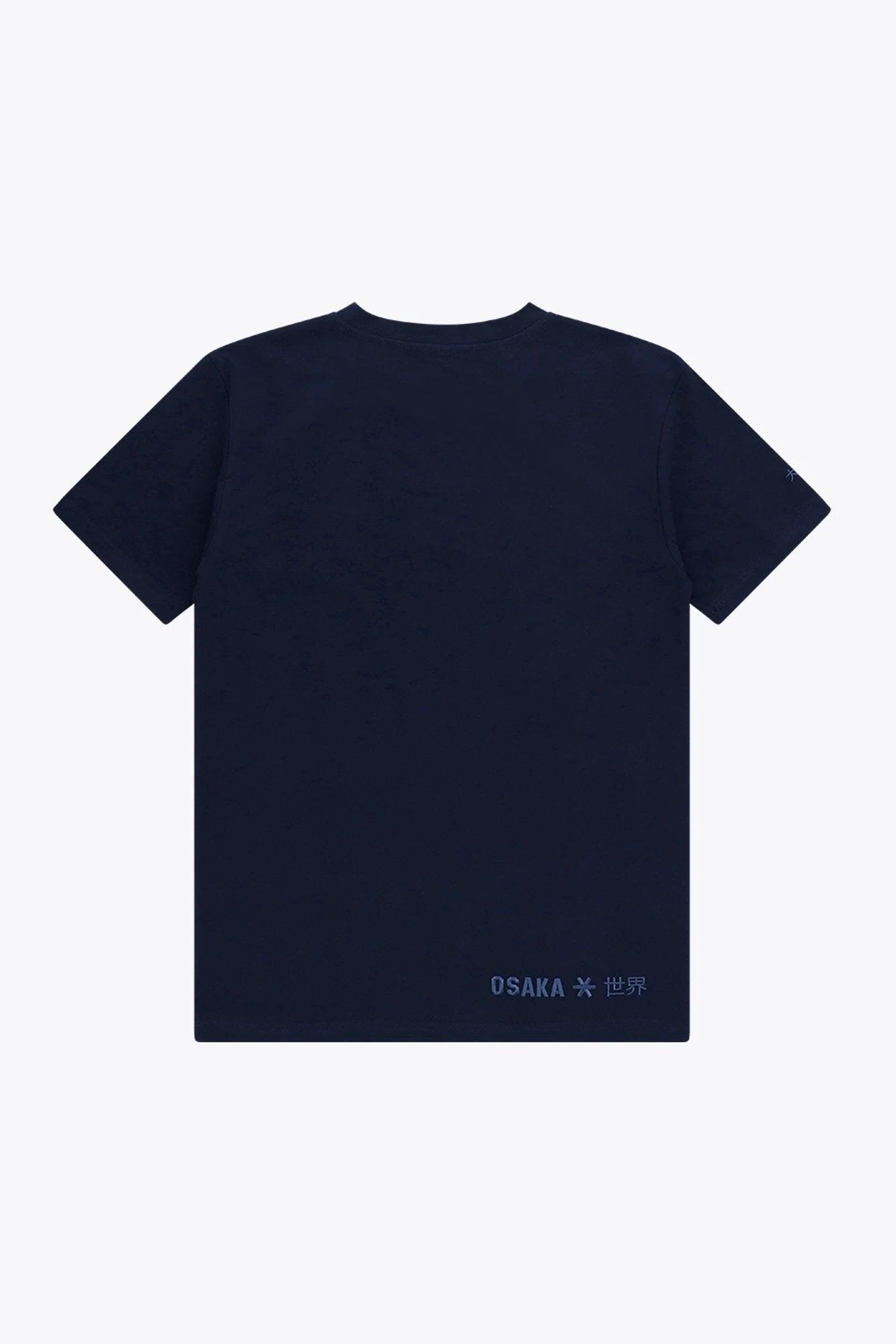Osaka Unisex-T-shirt Basic | Marine 3/4