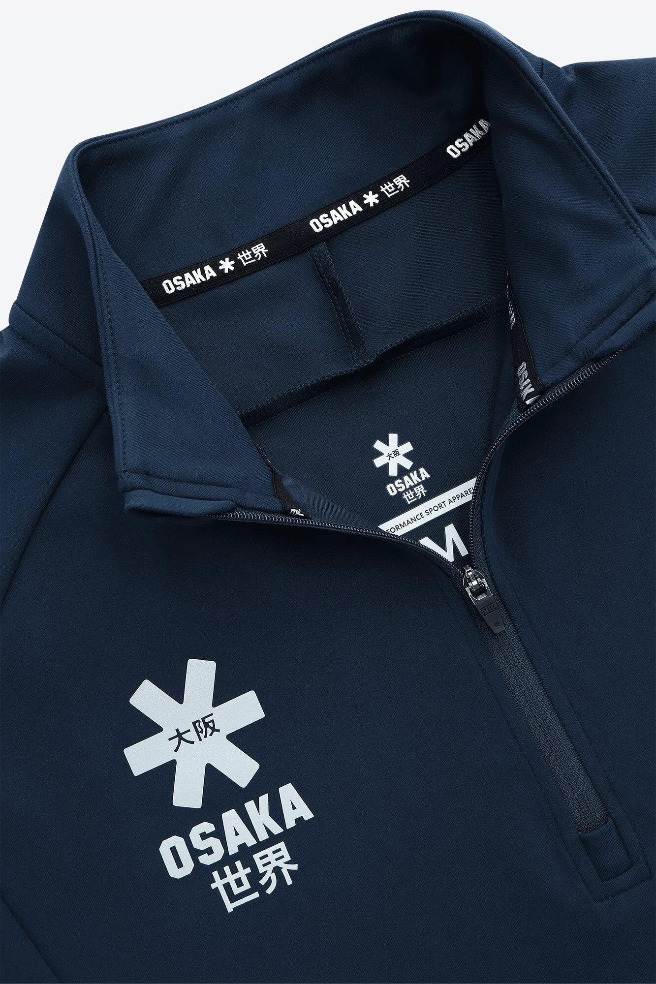 Pull demi-zippé Osaka pour hommes | Marine 4/4