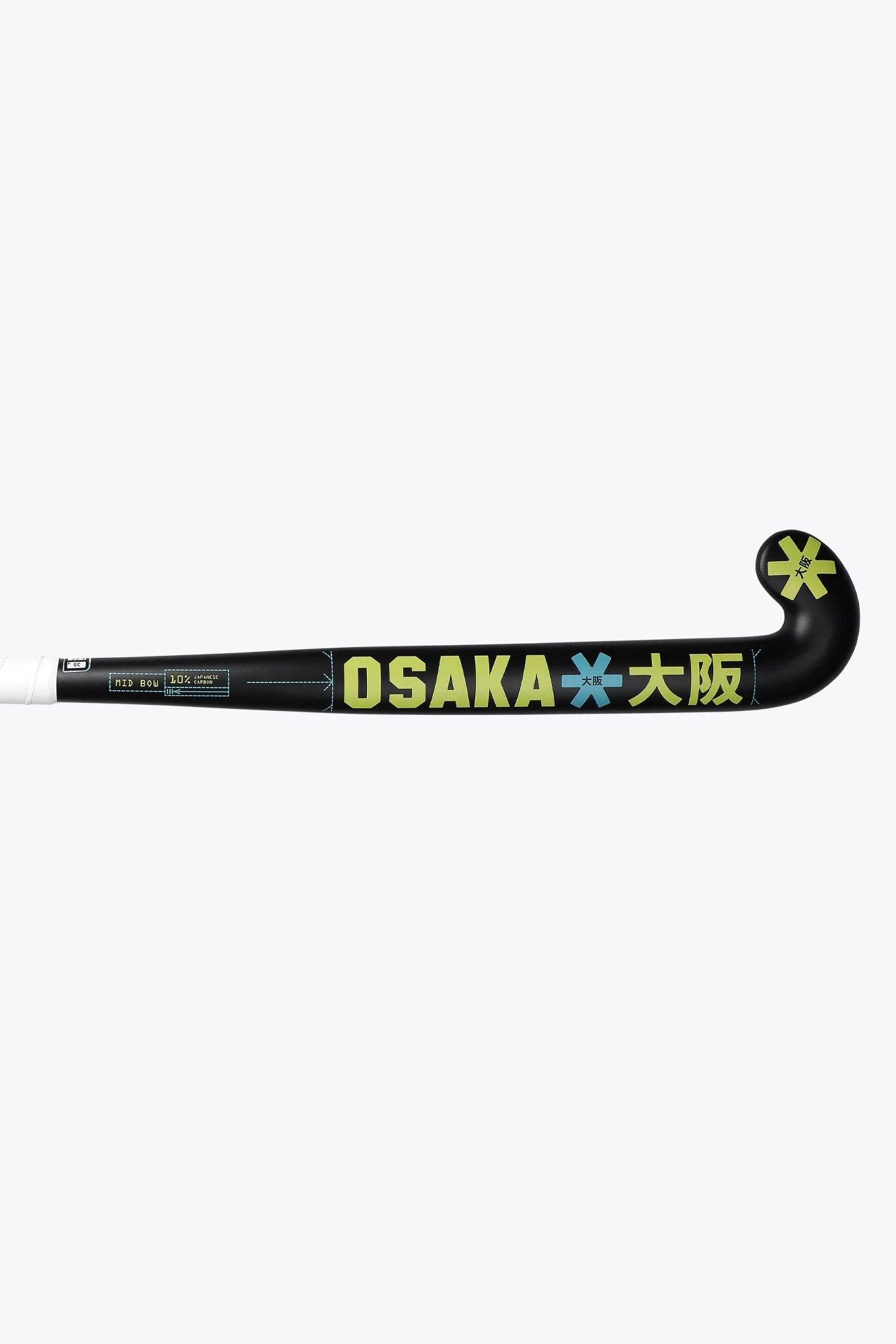 Mazza da hockey su prato Osaka Mid Bow 10 | Blu-Ombra Lime 5/6