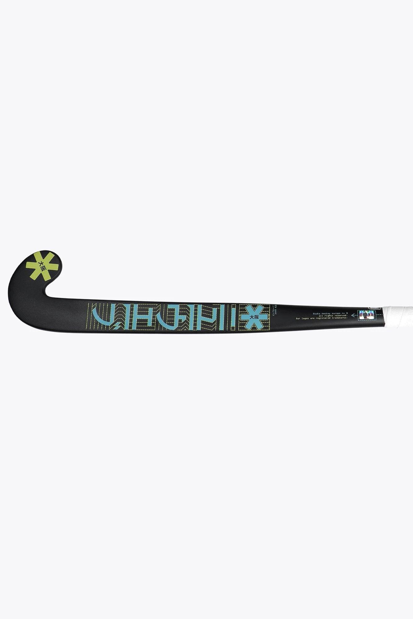 Mazza da hockey su prato Osaka Mid Bow 10 | Blu-Ombra Lime 6/6