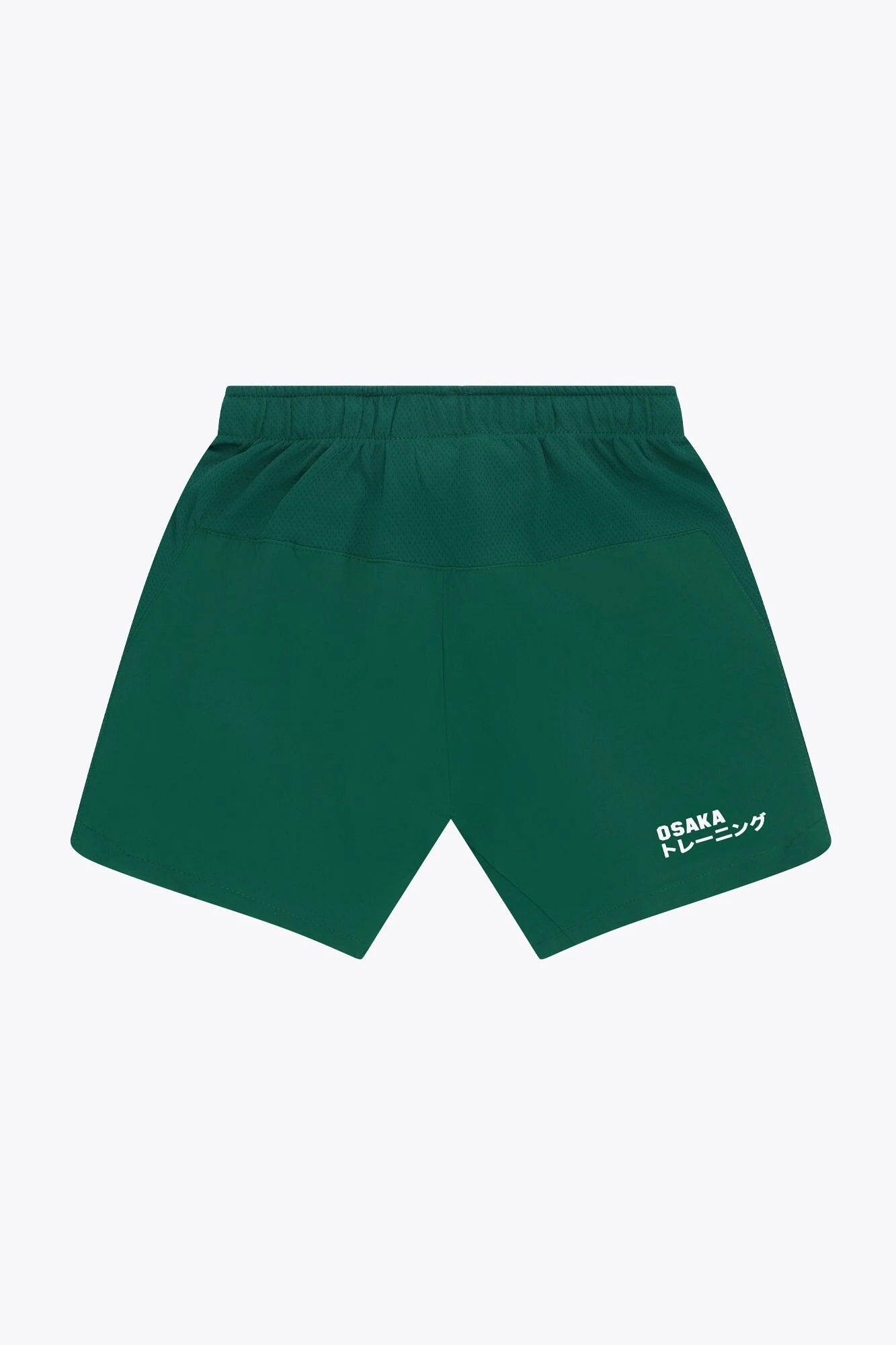 Pantaloncini da allenamento per bambini Osaka | Verde scuro 3/6