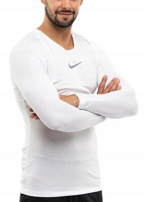 Herenthermisch ondershirt met lange mouwen nike wit